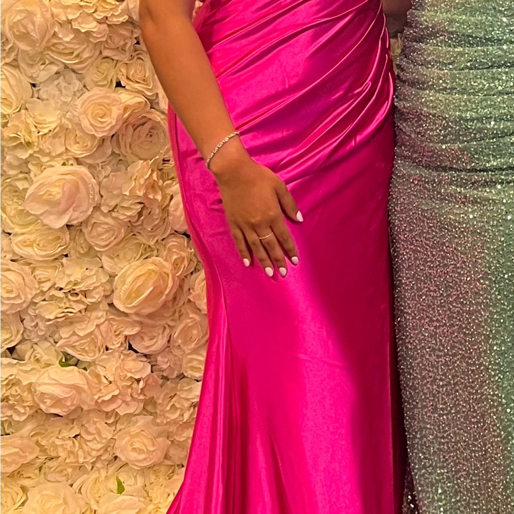 Elegant Pink Evening Gown